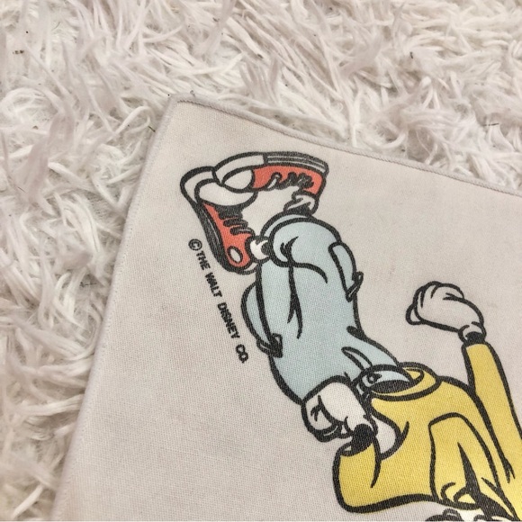 Disney Vintage Mickey Minnie Donald Goofy Character Handkerchief Bandana - Picture 3 of 7